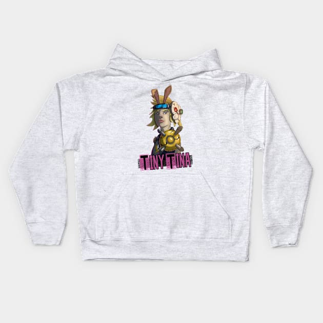 Grown Up Tiny Tina Kids Hoodie by Art of Arklin